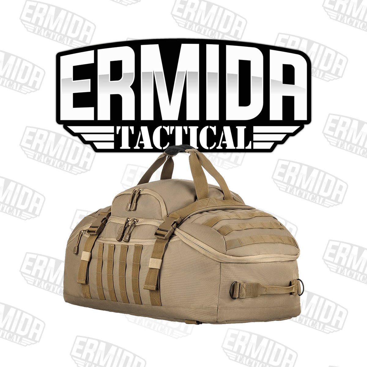 Mochila Invictus Expedition Mala Tática 70l : Coyote