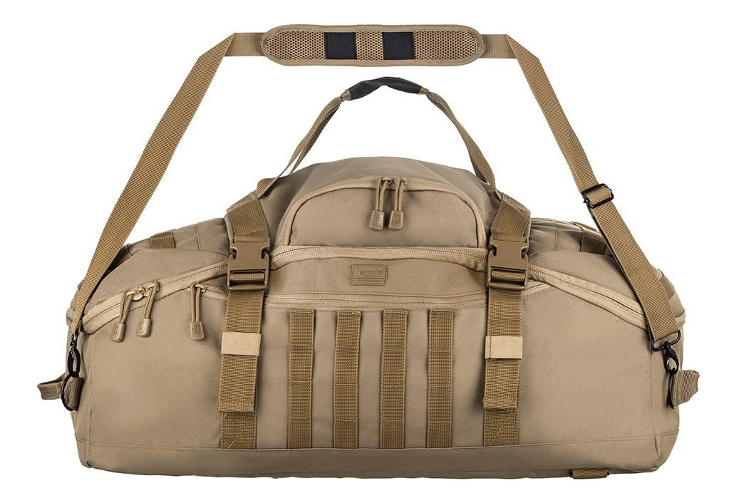 Mochila Invictus Expedition Mala Tática 70l : Coyote