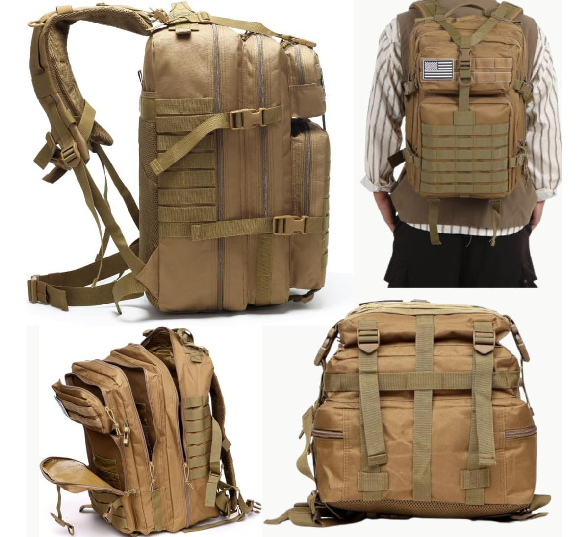 Z Mochila Militar Tática Impermeável 50 Litros Y