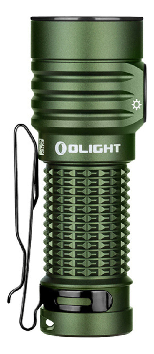 Lanterna Tática Olight Baton Turbo LED Verde 1000 lúmens Recarregável