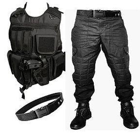 Kit Operacional Colete Swat + Boné Tático + Cinto NA Padrão