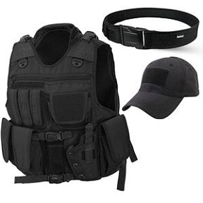 Kit Tático Operacional Colete Tático + Calça + Cinto NA